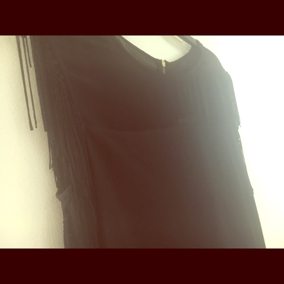 Cooper and Ella side fringed mini dress - Picture 1 of 6